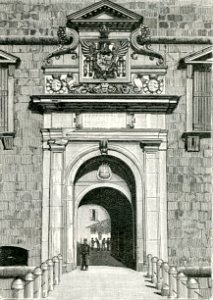 Aquila porta del castello