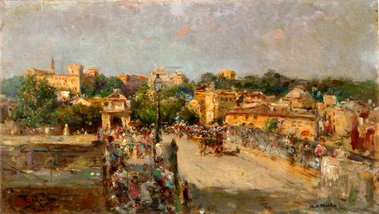Apunte de Roma, de Tomás Martín Rebollo (Museo del Prado)