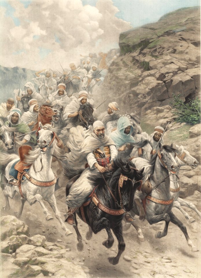Arabian charging army