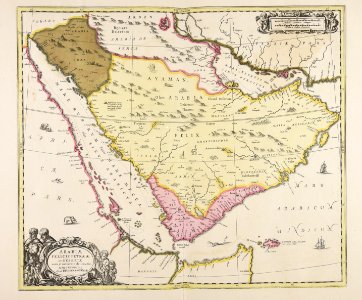 Arabiae Felicis, Petrae ae et desertae nova et accurata delineatio - CBT 6617725