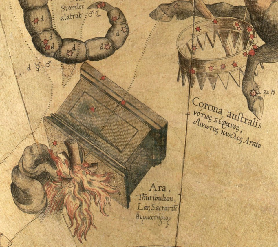 Ara et Corona Australis - Mercator