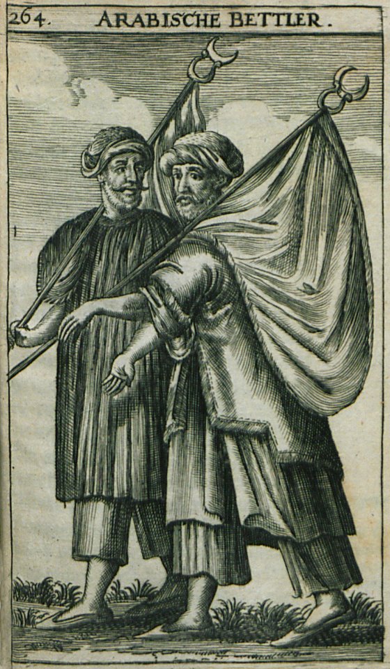 Arabische Bettler - Busbeck Avgerii Gislenii Von - 1664