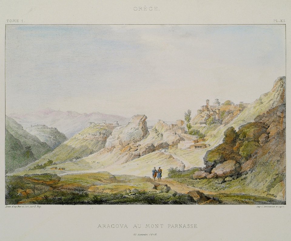 Aracova au mont Parnasse - Rey Etienne - 1867