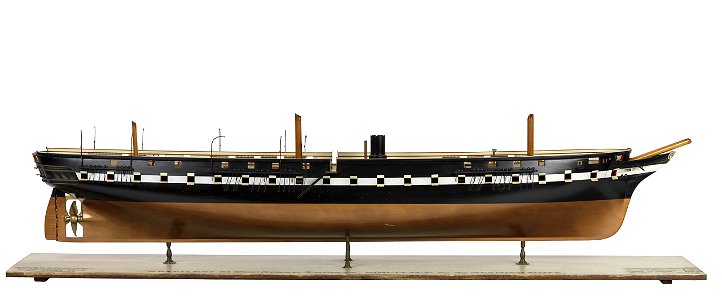 Arapiles (a model dated 1861) Spanish warship, Screw frigate Screw 51 guns, launched 1864 SLR0930