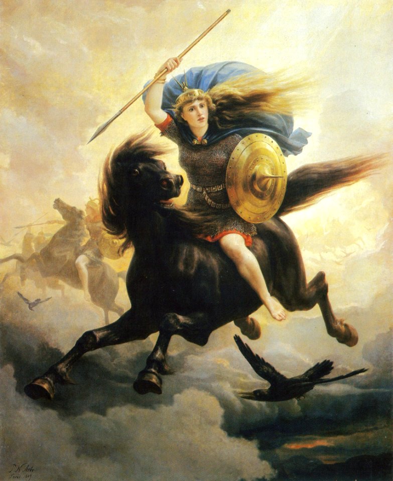 Peter Nicolai Arbo - Valkyrjen - Nasjonalmuseet - NG.M.00259