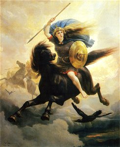 Peter Nicolai Arbo - Valkyrjen - Nasjonalmuseet - NG.M.00259