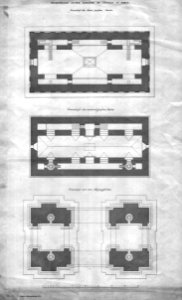 Arc de Triomphe Grundrisse ABZ Wien 1838 Plan 181