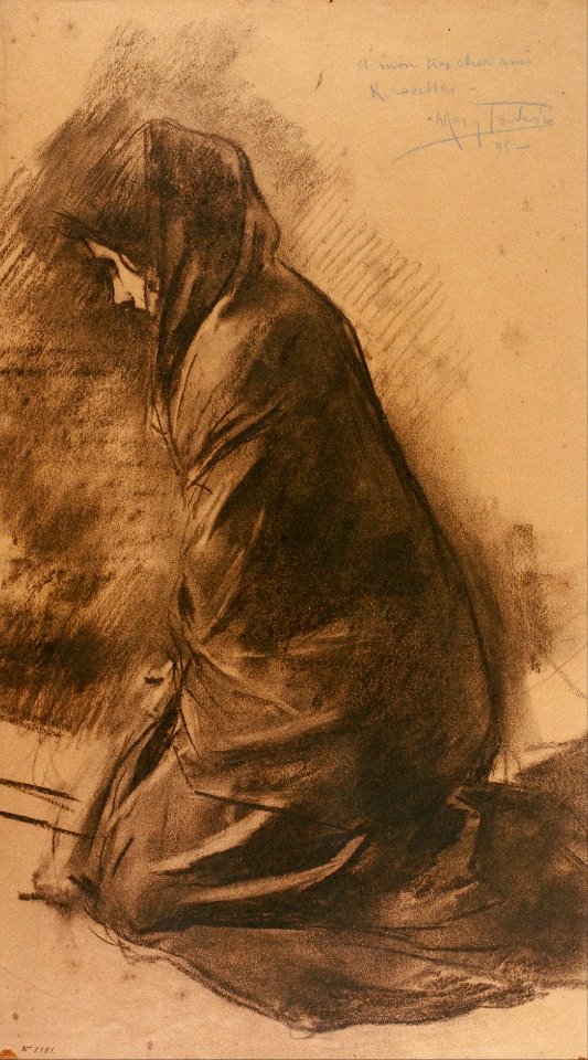 Arcadi Mas i Fondevila - Figure kneeling - Google Art Project