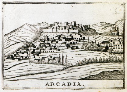 Arcadia - Coronelli Vincenzo Maria - 1708