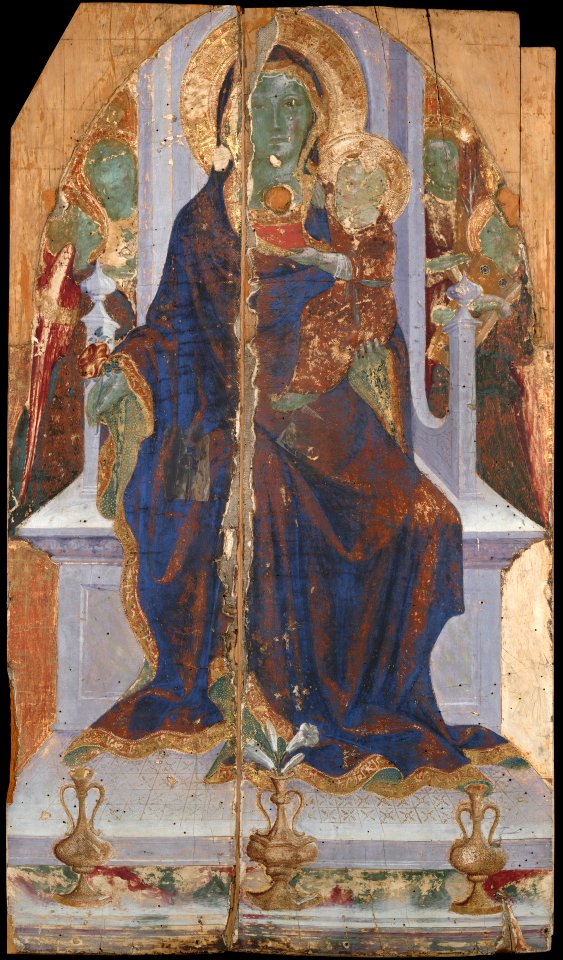 Arcangelo di Cola da Camerino - Virgin and Child with Angel - 1937.10 - Yale University Art Gallery