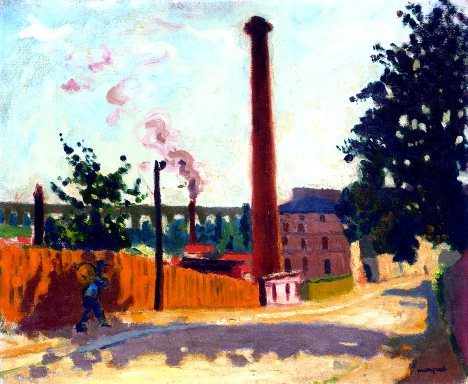 Arceuil, the Factory and Aqueduct