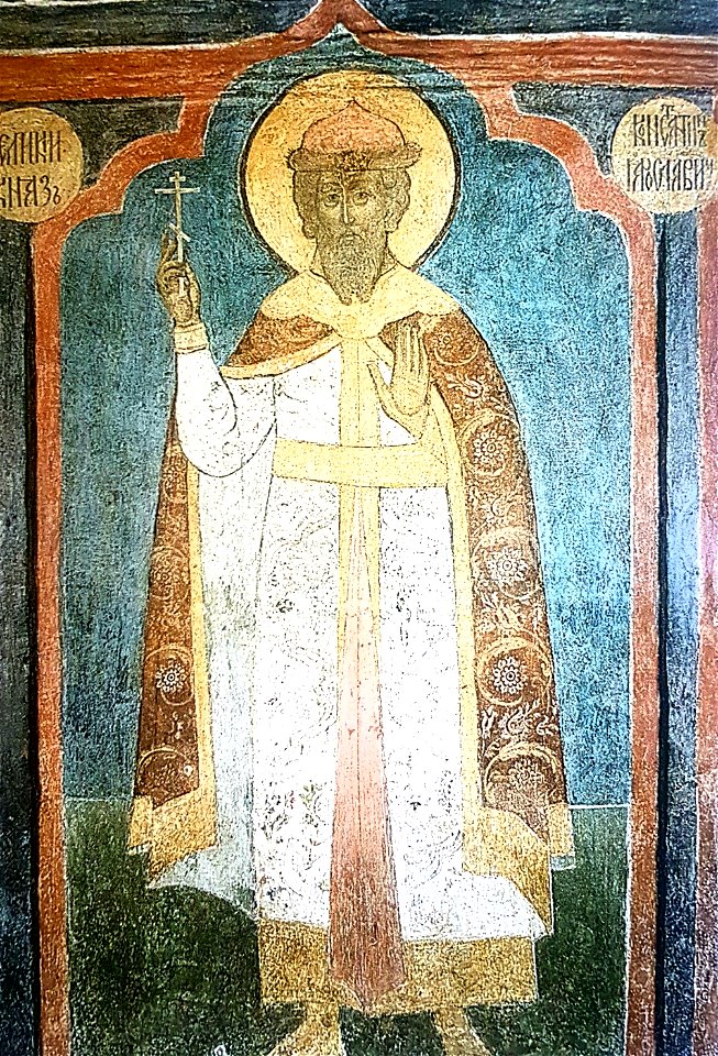 Archangel Cathedral - NE column, 1st lev., east - Konstantin Yaroslavich
