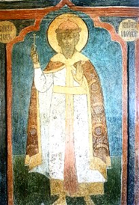 Archangel Cathedral - NE column, 1st lev., east - Konstantin Yaroslavich