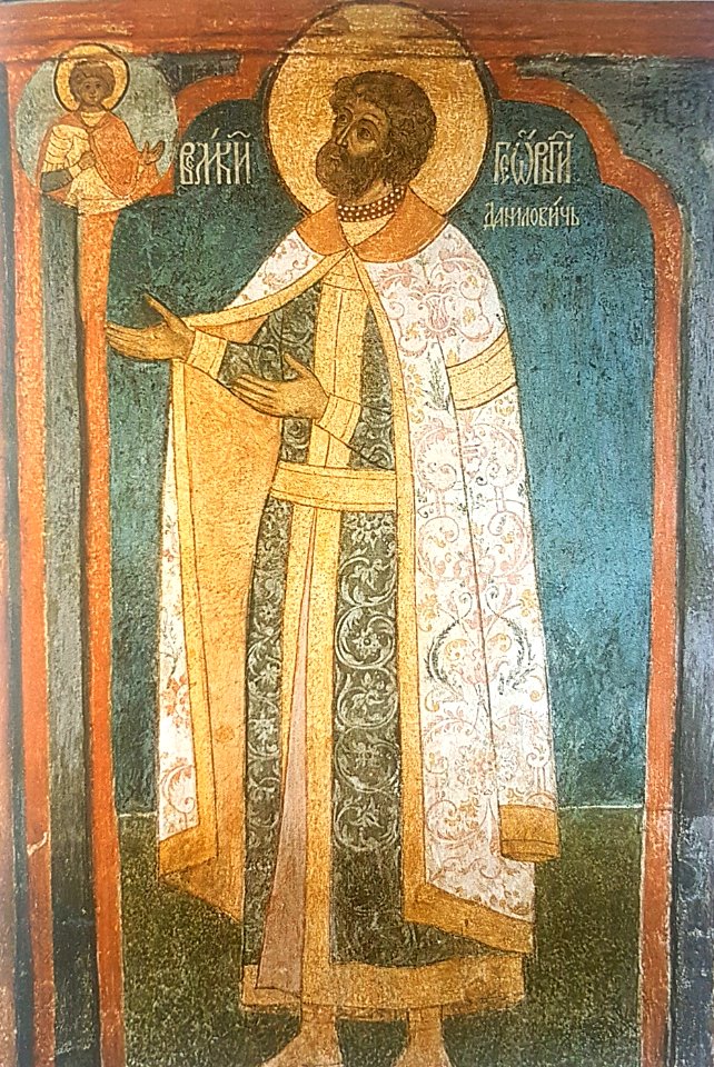 Archangel Cathedral - NW column, 1st lev, north - Georgiy Danilovich
