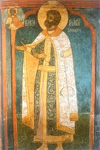 Archangel Cathedral - NW column, 1st lev, north - Georgiy Danilovich