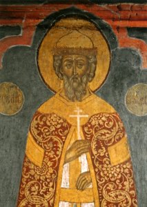 Archangel Cathedral - SW column, 1st lev., west - Yaroslav Vsevolodovich