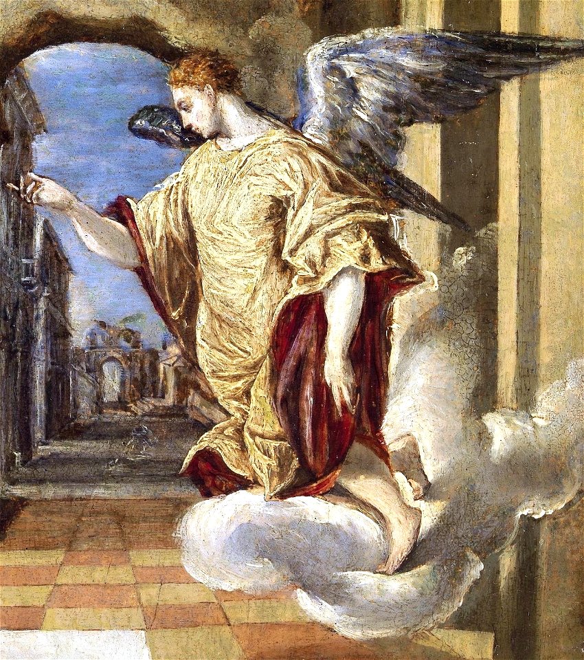 Archangel Gabriel, El Greco (Prado)
