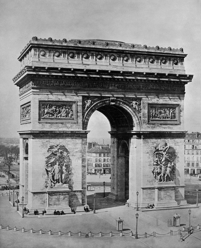 Arc de Triomphe, ca. 1860