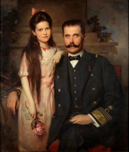 Archduke Franz Ferdinand of Austria and his daughter Sophie