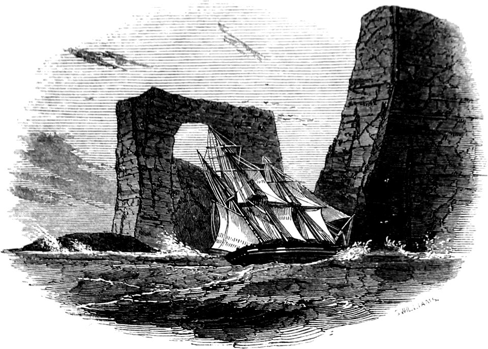 Arched Rock Christmas Harbour-Voyage Southern and Antarctic Regions-1847-0147