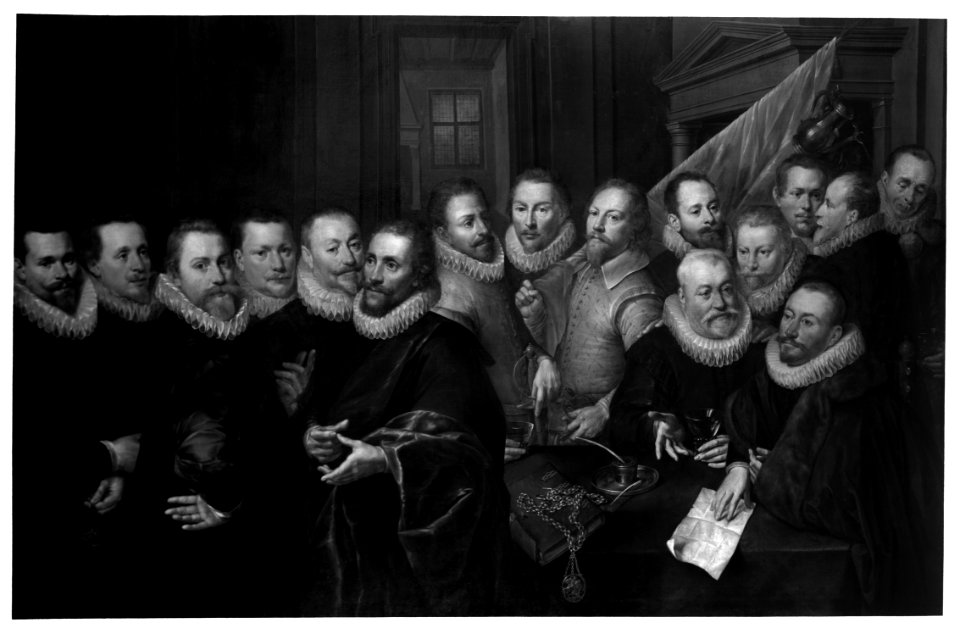 Archers of the Civic Guard of St. George in The Hague, 1612, school of Jan van Ravesteyn or after Jan van Ravesteyn
