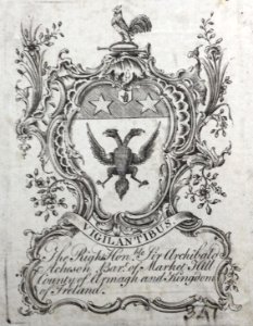 Archibald Acheson bookplate