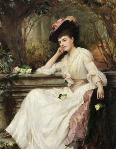 Archibald J. Stuart Wortley (1849-1905) - The Honourable Elizabeth Evelyn Harbord (1860–1957), Lady Hastings - 1276800 - National Trust