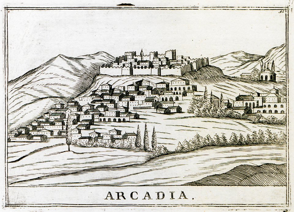 Arcadia - Coronelli Vincenzo - 1686