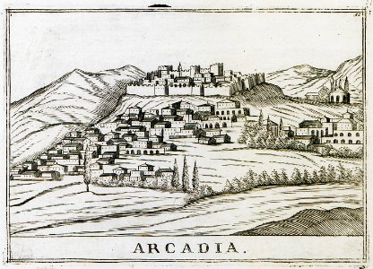 Arcadia - Coronelli Vincenzo - 1686