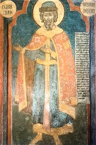 Archangel Cathedral - NE column, 1st lev., north - Mikhail Yurievich