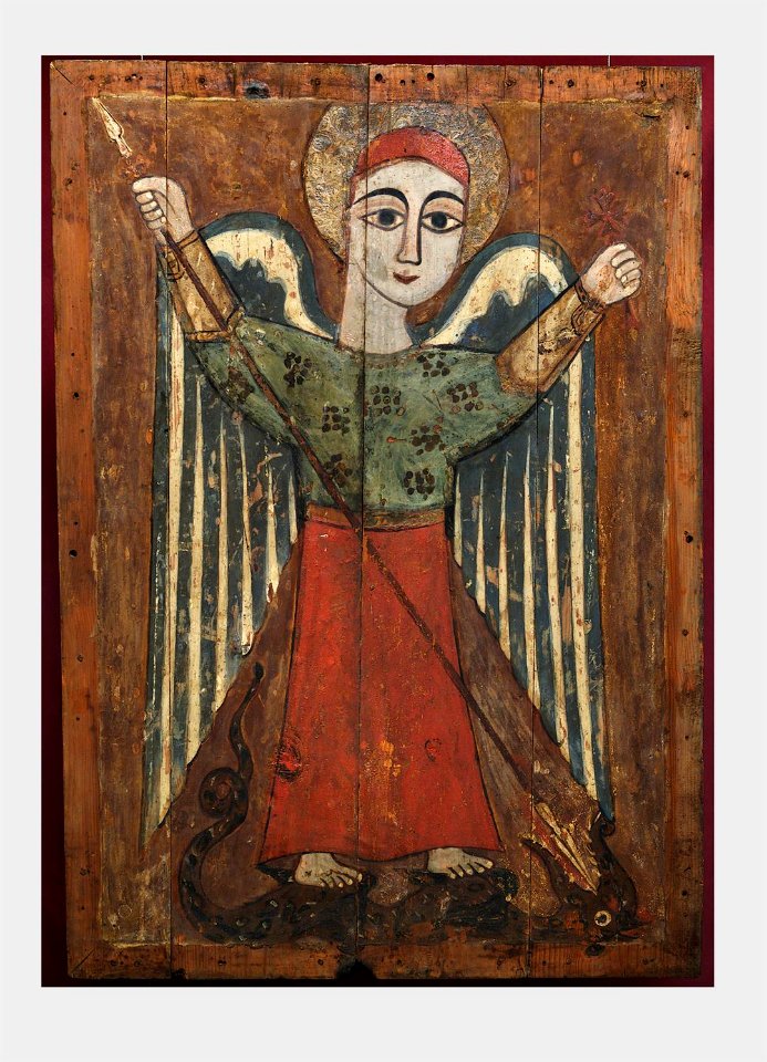 Archangel Michael (Coptic icon, Byzantine and Christian Museum)