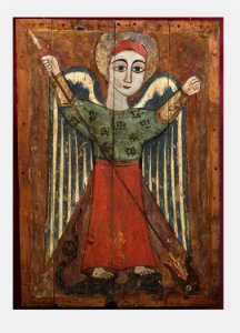 Archangel Michael (Coptic icon, Byzantine and Christian Museum)
