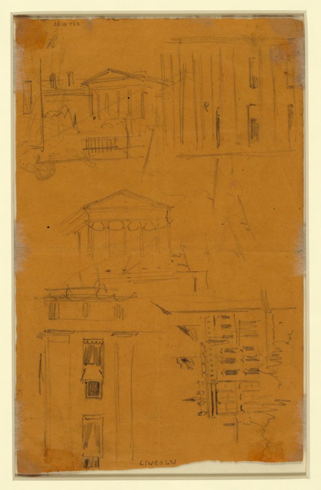 Architectural details with notation- LINCOLN LCCN2004660113