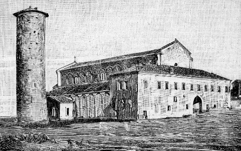 Basilica di Sant’Apollinare in Classe fuori (xilografia)
