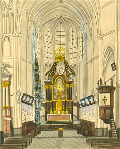 Basiliek van Meerssen, interieurtekening, 1839 (cropped)