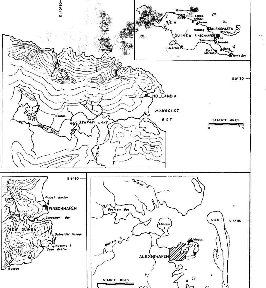 Bases in the Southwest Pacific