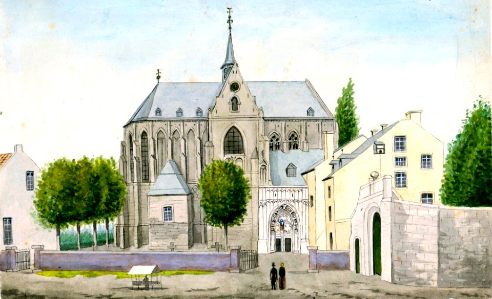 Basiliek van Meerssen, noordzijde (Ph v Gulpen)