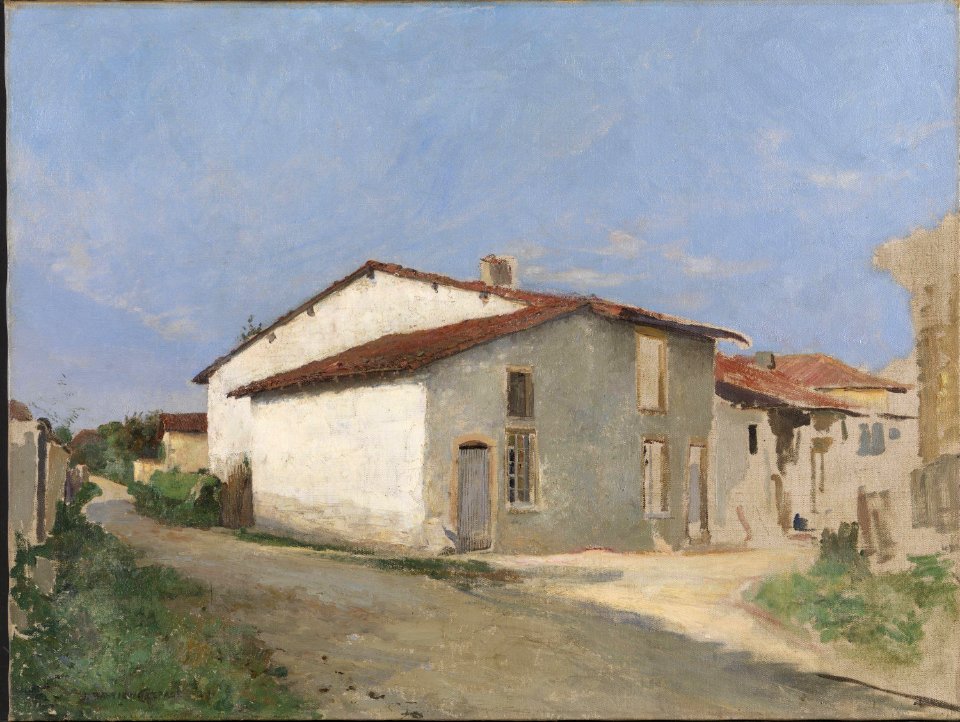 Jules Bastien-Lepage - Street in Damvillers - NG.M.04170 - National Museum of Art, Architecture and Design