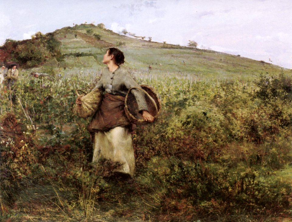 Jules Bastien-Lepage At Harvest Time