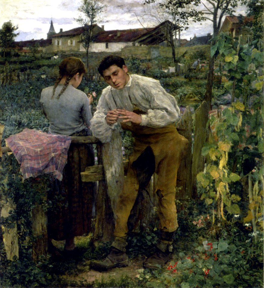 Bastien Lepage LAmour au Village