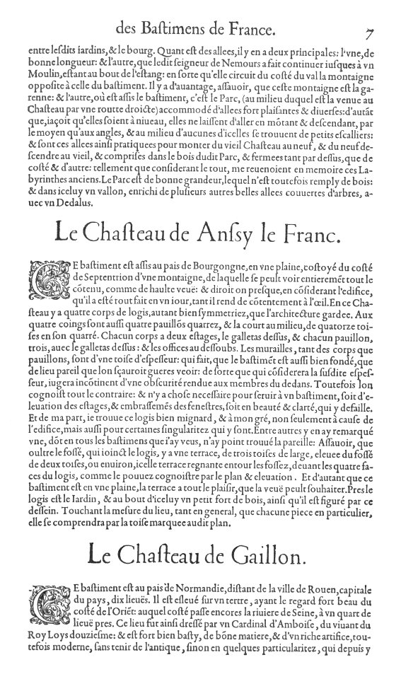 Bastiments v1 (Gregg 1972 p15) - Text for Verneuil, Ancy-le-Franc, Gaillon