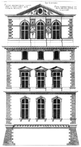 Bastiments v1 (Gregg 1972 p21) - Louvre Pavillon du Roi river facade