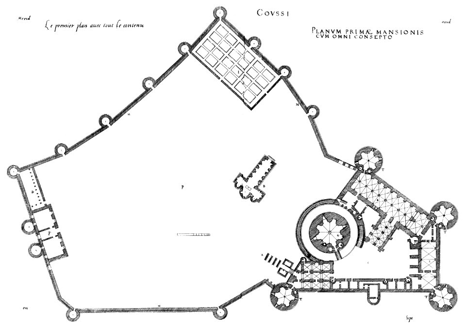 Bastiments v1 (Gregg 1972 p45) - Coucy general plan