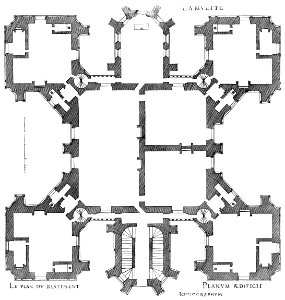 Bastiments v1 (Gregg 1972 p62) - La Muette plan