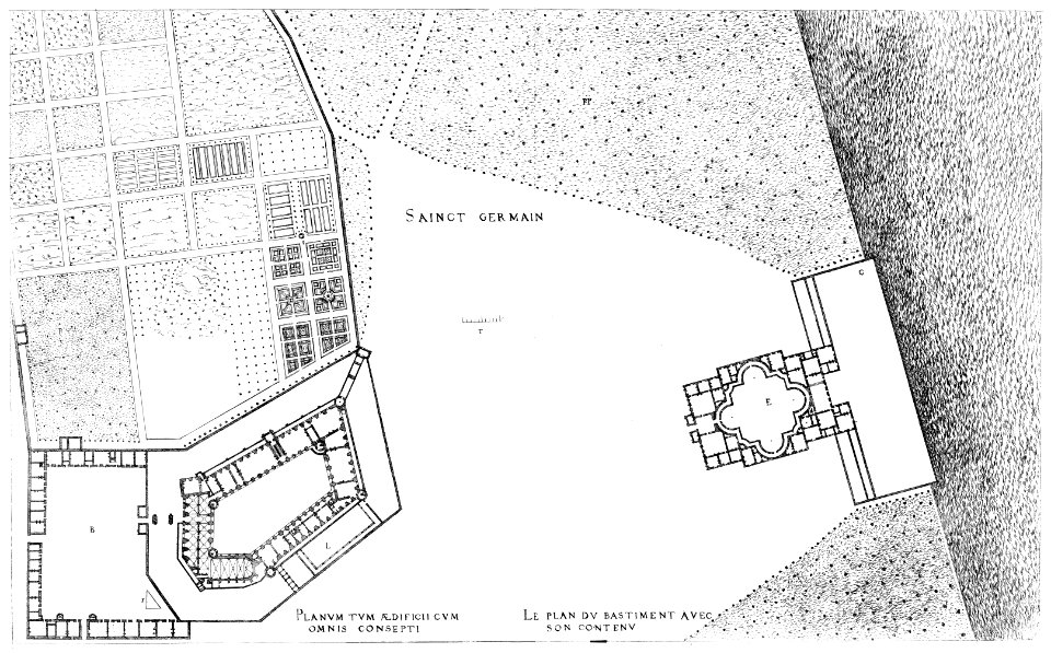 Bastiments v1 (Gregg 1972 p57) - St-Germain-en-Laye general plan