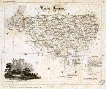 Basses Pyrénées (Atlas départemental. La France et ses colonies, n° 63) - Fonds Ancely - B315556101 A CARTES 1 001