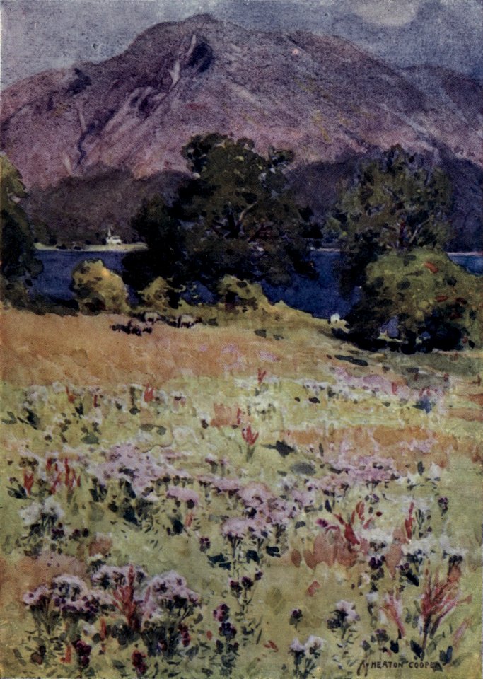 Bassenthwaite Lake and Skiddaw - The English Lakes - A. Heaton Cooper