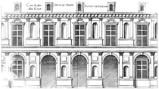 Bastiments v1 (Gregg 1972 p81) - Ancy-le-Franc elevation court facade