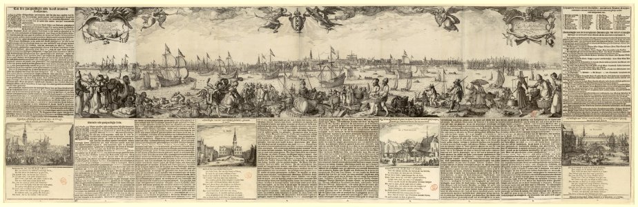 Profile of Amsterdam, 1611