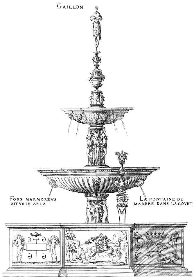 Bastiments v1 (Gregg 1972 p92) - Gaillon Marble Fountain